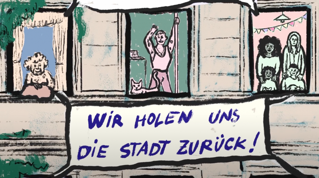 Filmstil - Erklärfilm für die Rosa Lusemburg Stiftung - Kommunal bauen, bezahlbar wohnen. 
(Erklärfilme, explainer video)